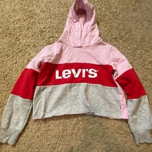 levi’s cropped hoodie